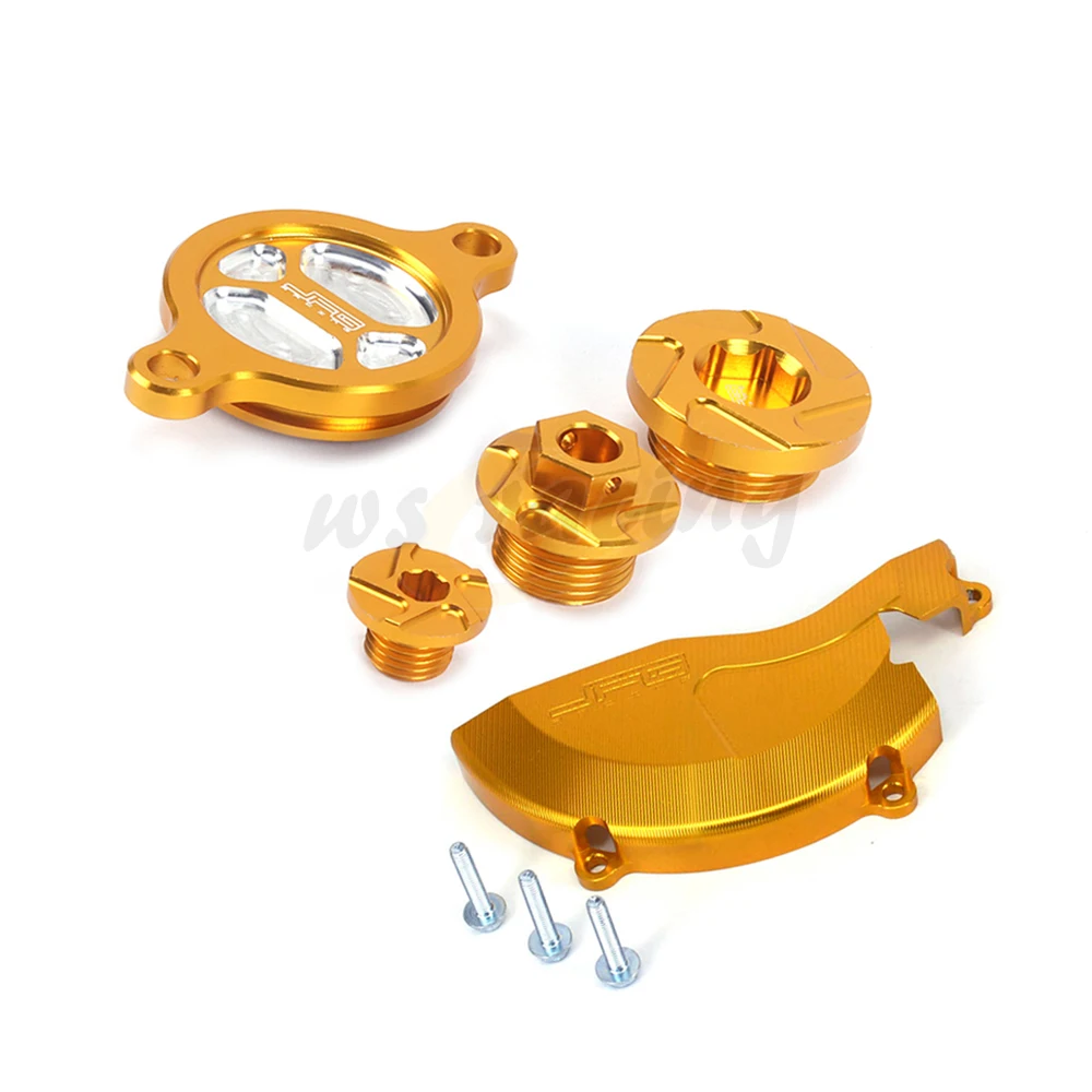 CNC Engine Cover Protector Guard Timing Screw Bolt Oil Filter Cap For Suzuki RMZ450 RMZ 450 2008 2009 2010 2011 2012 2013-2016 | Автомобили