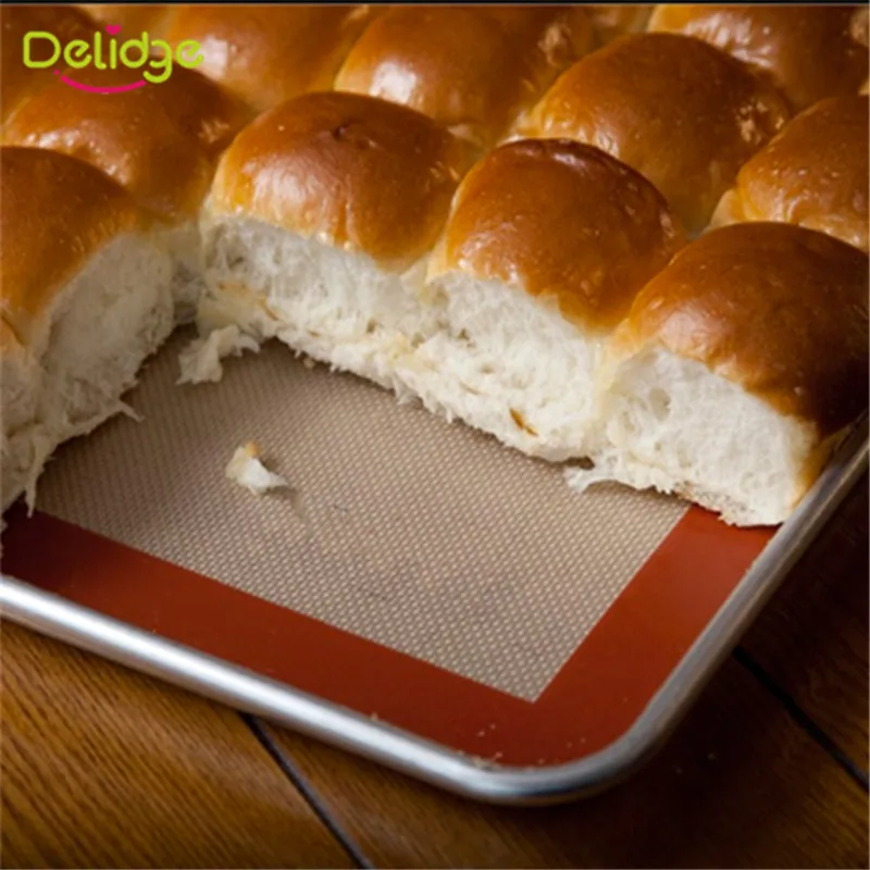 Delidge 1 шт. большой размер 42*29 6 см антипригарный силиконовый коврик для выпечки