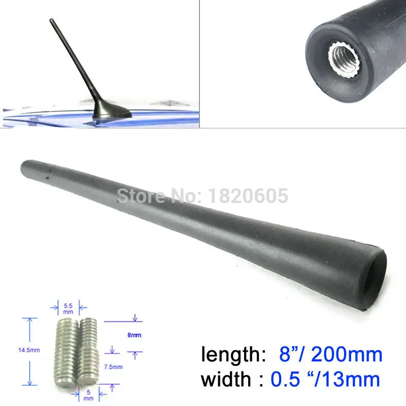 Универсальная автомобильная светодиодная лампа 8 дюймов антенна радиостанция