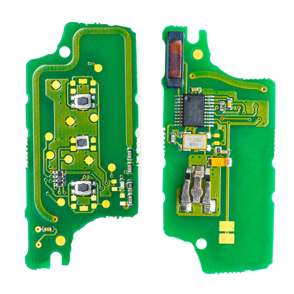 Ключ Keyecu для Citroen C2 C3 модель 0536 пульт дистанционного управления 3 кнопки 433 МГц ID46