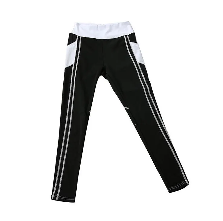 Готический Леггинсы Для женщин Push Up Сердце черный полиэстер Slim Jeggings Фитнес