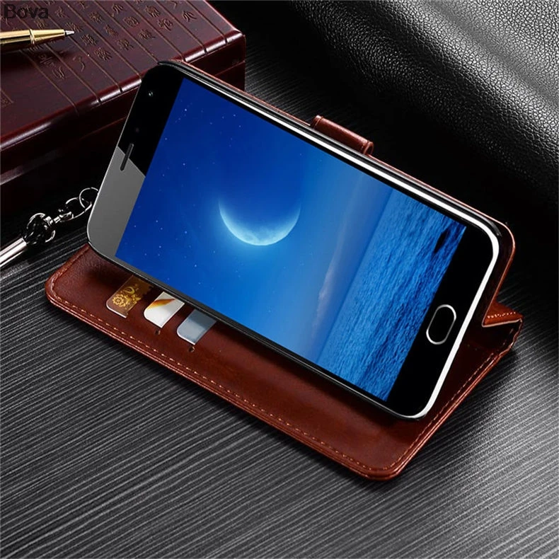 Чехол с держателем для карт Meizu M3 (M3 Mini) M3s (M3s Mini чехол-бумажник из искусственной