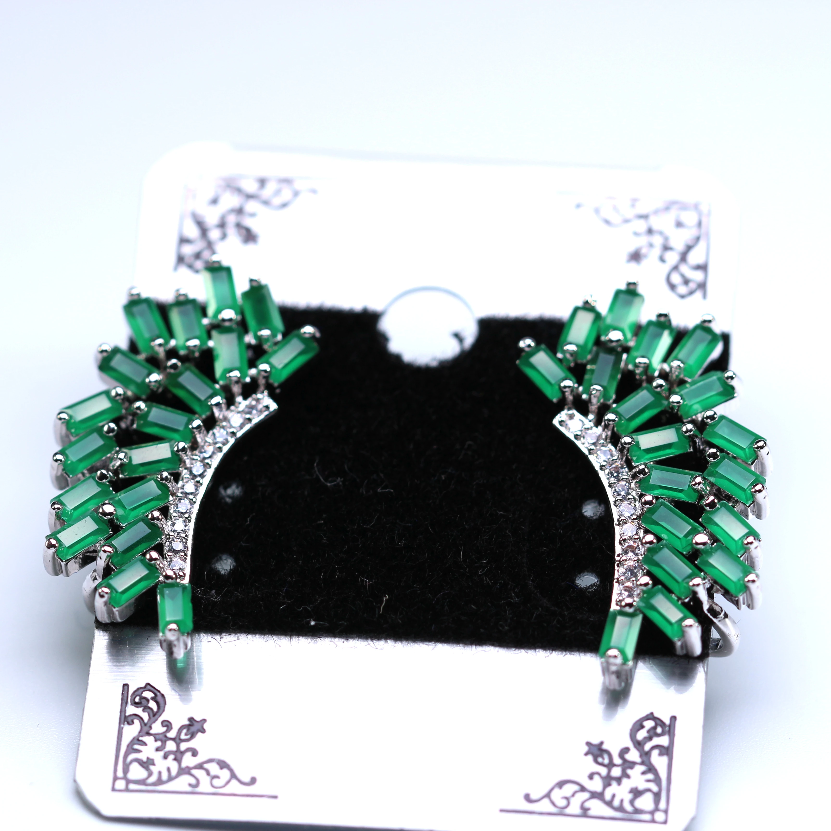 DM белые серьги-гвоздики в форме сердца для женщин модные ювелирные изделия