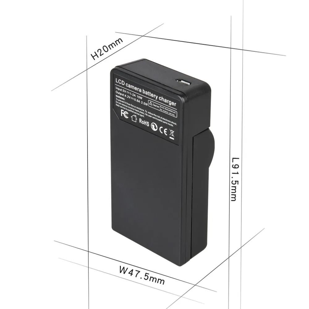 Dinto 2 шт. NB-6L NB6L NB 6L Замена Камера Батарея+ ЖК-дисплей Дисплей USB зарядное устройство V8 кабель зум-объектив для Canon PowerShot S90 SD770 D10