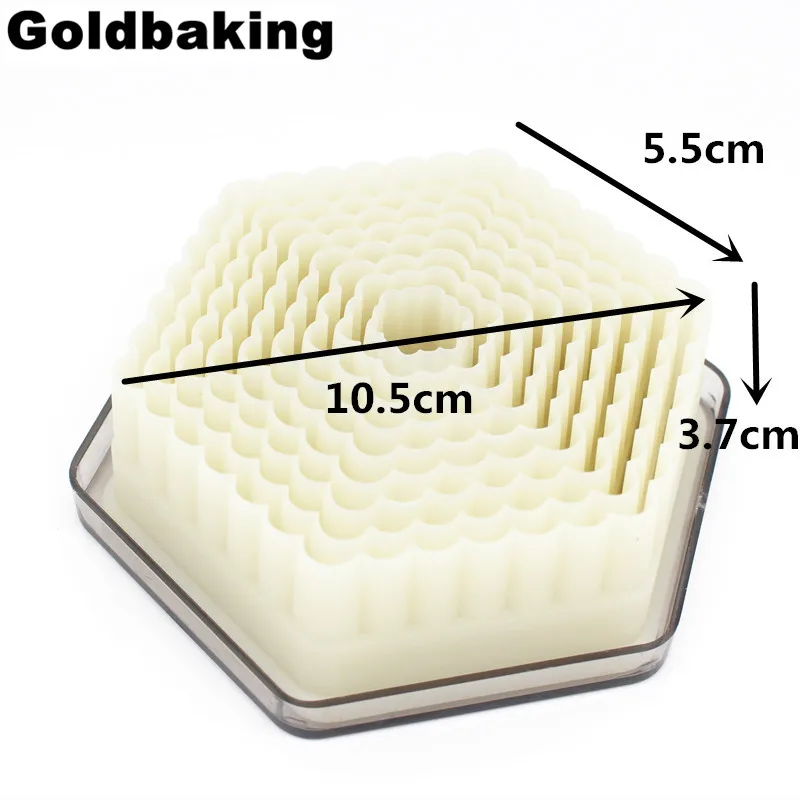 9 шт шестигранное печенье форменное резак для печенья набор|cookie cutter set|cookie cutterbiscuit