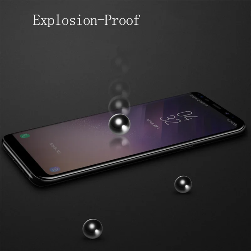 9D полное покрытие протектор экрана для Samsung Galaxy A8 2018 PLUS A3 A5 A7 2017 закаленное стекло