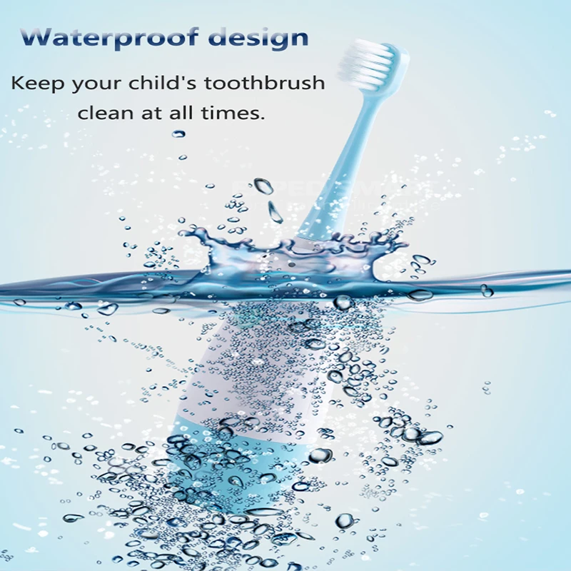 EXPED AR Дети Медведь узор электрическая зубная щетка Домашние милые мягкие волосы