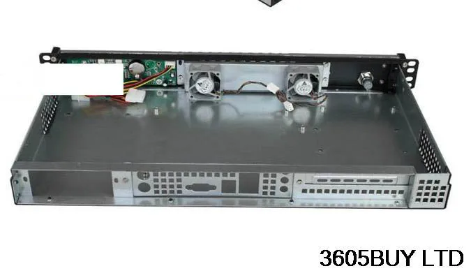 

New Quality Aluminum Panel Firewall Computer Case 1u Ultra-short Ros Computer Case Belt Lcd Display Screen Aluminum