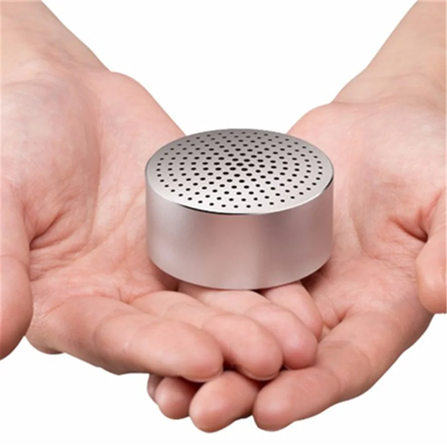 Xiaomi Bluetooth металлический динамик беспроводной мини стерео портативный беспроводной Aux-in Handsfree Mp3 музыкальный плеер вызов для телефона
