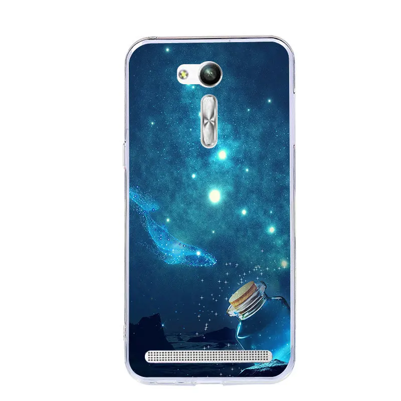 J&ampR Soft TPU Phone Cover For Asus Zenfone Go ZB552KL X007D 5.5 Silicone Case Colorful Printing Cases Cartoon Animals |