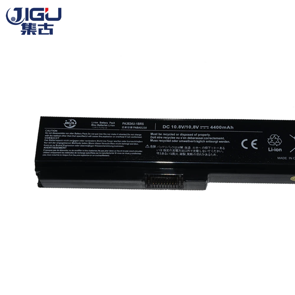 JIGU черный Аккумулятор для ноутбука TOSHIBA Satellite T110D T115 T115D T130 T135 T135D U400 U405 U405D U500 U505 L650