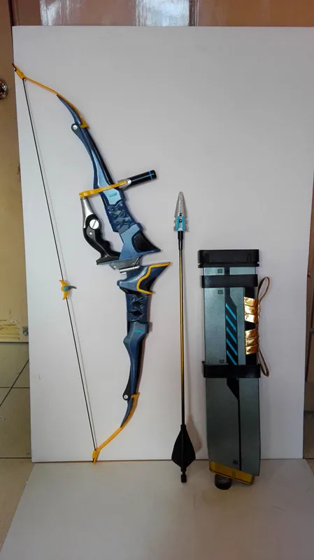 Высокое качество на заказ Аниме Косплей ПВХ реквизит Игры Cos Hanzo Shimada лук& стрелы& колчан сценические аксессуары Хэллоуин часть