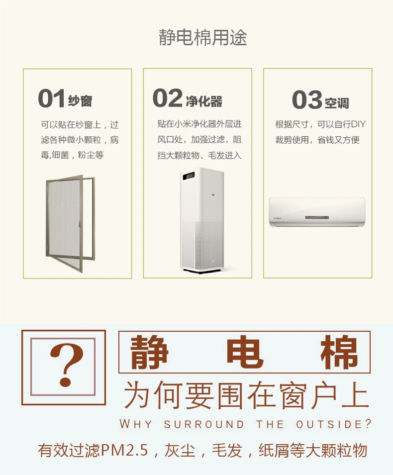 11 шт. 1020x310 мм электростатического сахарной ваты для xiaomi mi air purifier pro/1/2 Универсальный бренд очиститель воздуха фильтр Hepa фильтр