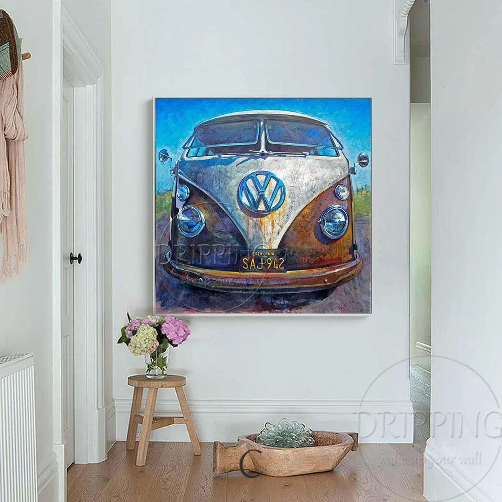 Большое украшение на стену живопись маслом для украшения гостиной ручная