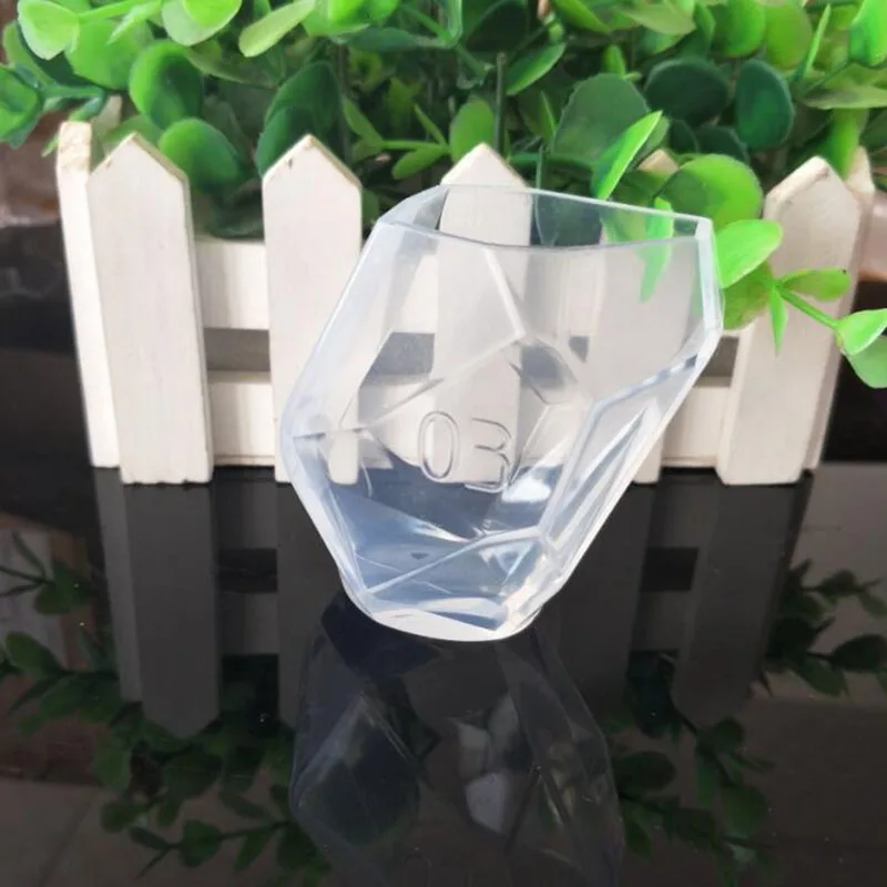 Силиконовая кристаллическая форма Геометрическая DIY для мыла смола ювелирное
