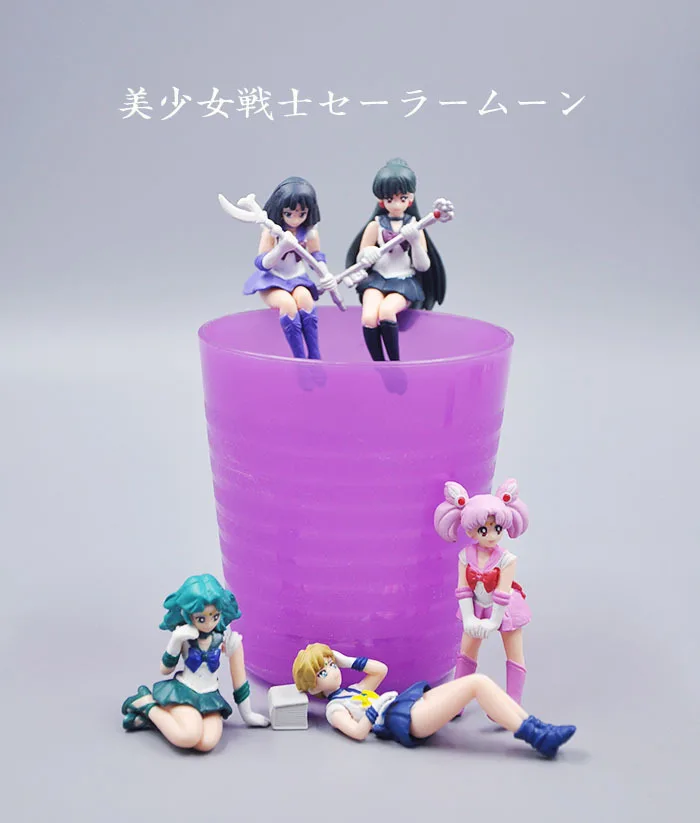 5 шт. комикс аниме Сейлор Мун Кристалл солдат девушки Меркьюри Марс маленькая