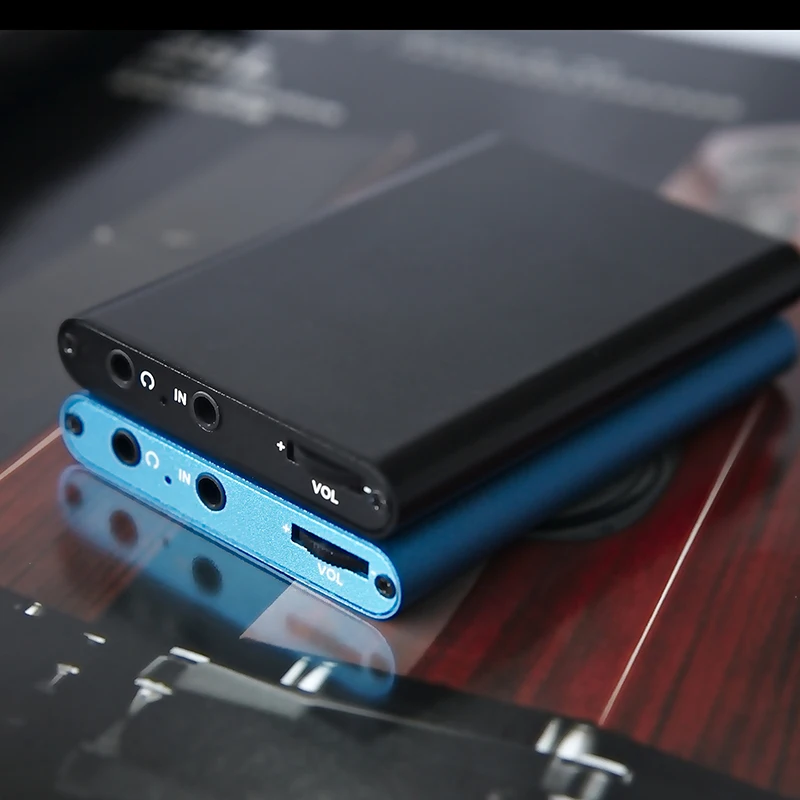 HIFI портативный стерео усилитель для наушников Мини аудио 3 5 мм Jack встроенный