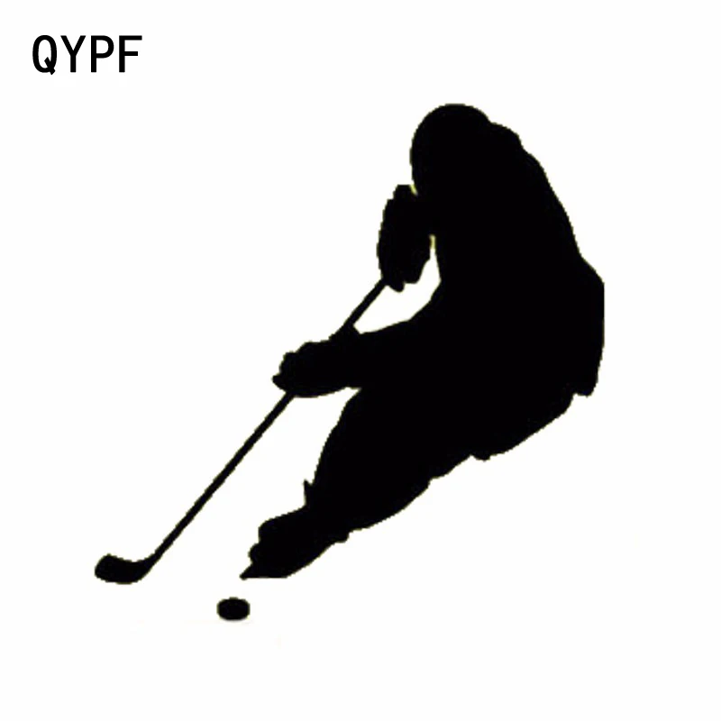 

QYPF 11.5cm*11.5cm Car Styling Ice Hockey Sports Vinyl Car Stickers S2-0158