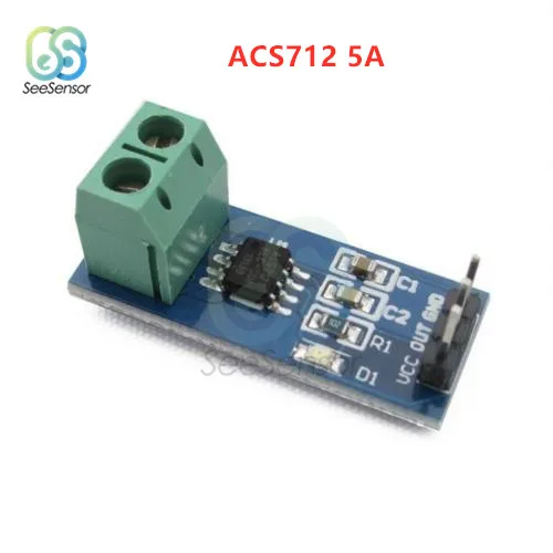 5A ACS712 5A 20A 30A диапазон Холла ток плата для монтажа сенсорных модулей ACS712ELC-20A Pin 5 В мощность индикаторная доска DIY Электронные Наборы - Цвет: 5A