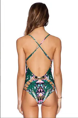 Новое поступление 2016 Цельный купальник женские винтажные купальные костюмы