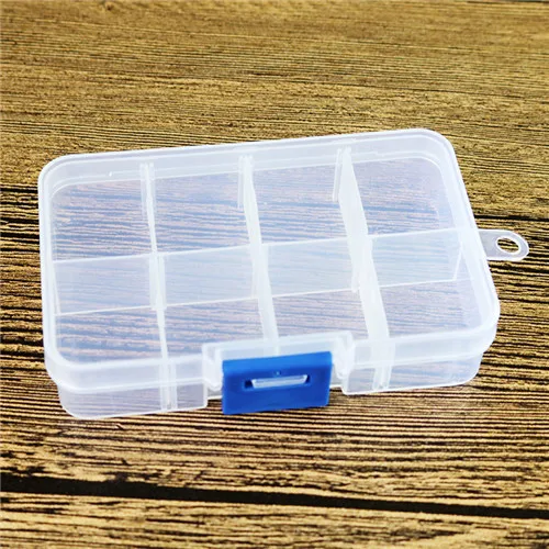8 Slots Adjustable Plastic Pill Case Medicine Storage Tablet Box Weekly Organizer Splitters Dispenser | Красота и здоровье
