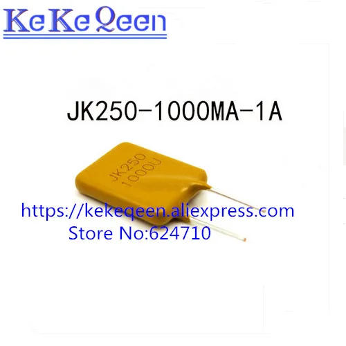 20 шт./лот Восстанавливающий предохранитель PPTC JK250 1000U 250 В 1A 1000MA PTC оригинальный