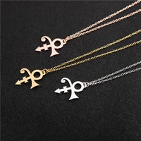 gift little prince guitar memorial love symbol pendant necklace le petit prince story cartoon image cute sign necklace jewelry