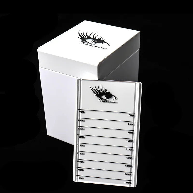 5 Layers White Акриловый; для хранения косметики макияж Прозрачный Футляр для ресниц коробка клей для ресниц поддон держатели 5 слоев Наращивание ресниц расширение - Длина: 5 Layers White