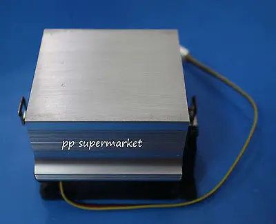 Алюминиевая пластина с вентилятором 12 В для светодиодных ламп высокой мощности