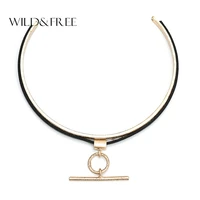 limited collier collares maxi necklace wild free women new fashion zinc open choker necklace antique gold color gothic chain