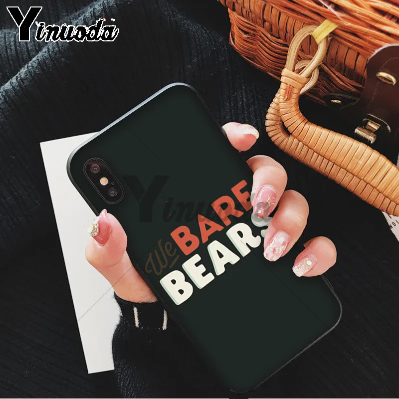 Yinuoda Мы Голые Медведи miniso Coque чехол для телефона для iPhone 6S 6plus 7plus 8 8Plus X Xs MAX 5 5S XR