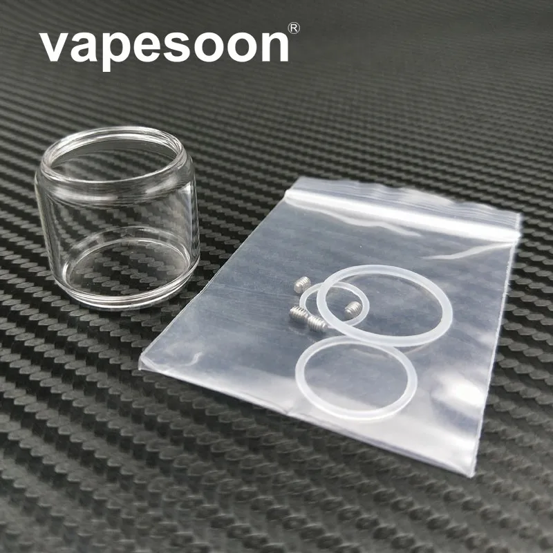 3 шт. оригинальных заменяемых стеклянных трубок Pyrex с уплотнительным O-кольцом для бака Reload RTA 24 мм.