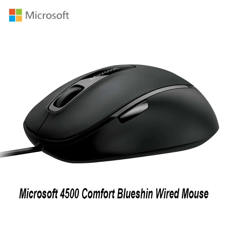 

Original Microsoft Comfort Blueshin Mouse 1000DPI USB 2.0 4500 Genuine Bluetrack Technology Office Laptop or Desktop PC Mouse