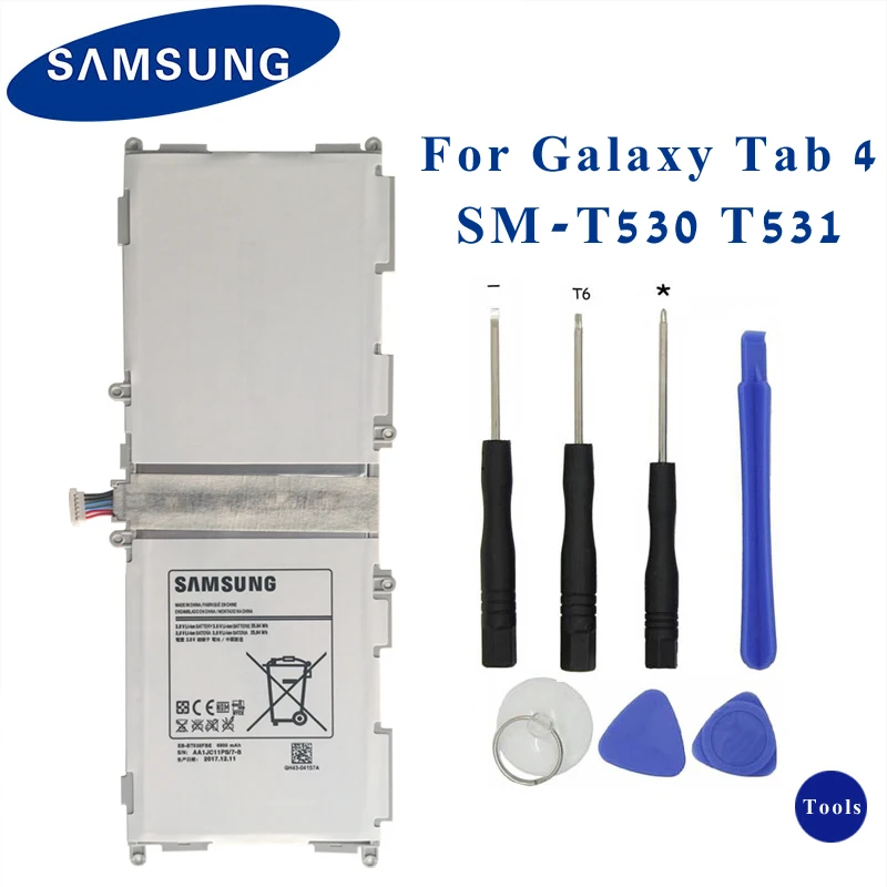 SAMSUNG оригинальный планшетный аккумулятор EB BT530FBU BT530FBC для Samsung GALAXY Tab4 Tab 4 SM T530 T531 T535