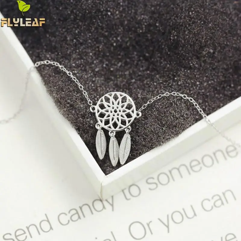 Женский браслет-Ловец снов Flyleaf браслеты-Ловца с перьями ювелирные изделия из