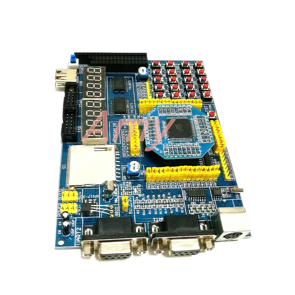 ATMEGA128 плата разработки тестовая с поддержкой SD карты TFT цветной ЖК дисплей