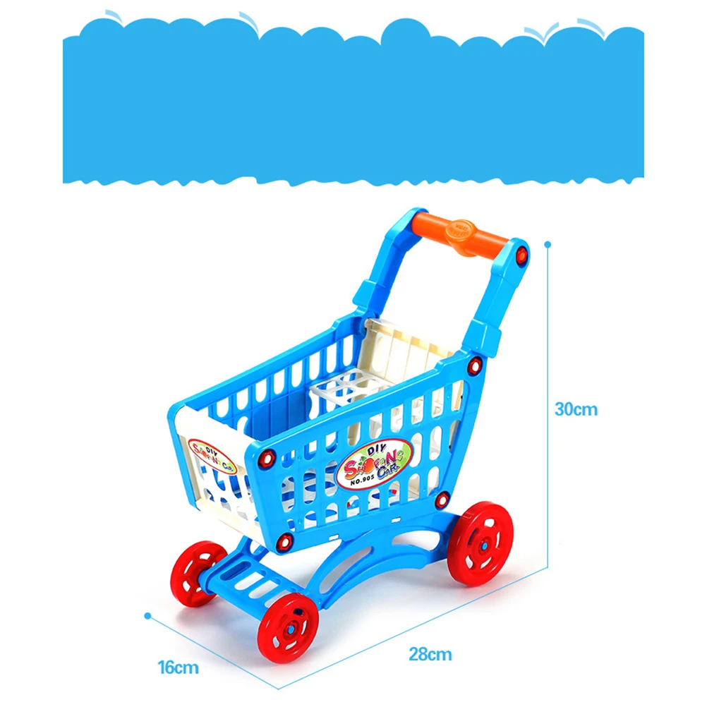 Дети имитируют супермаркет корзина для покупок ролевые игры игрушки детские