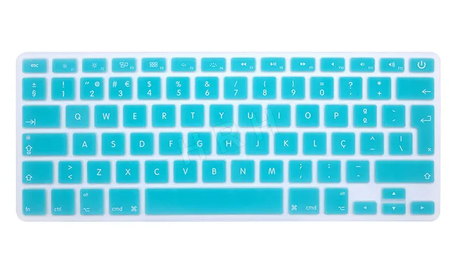Португальская Силиконовая накладка на клавиатуру для Macbook Air pro Retina 13 3 15 4