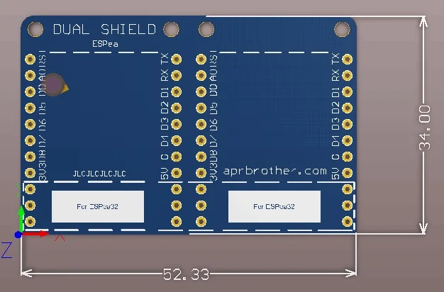 ESPea ESP8266 плата разработки Wi-Fi с двойным экраном | Безопасность и защита