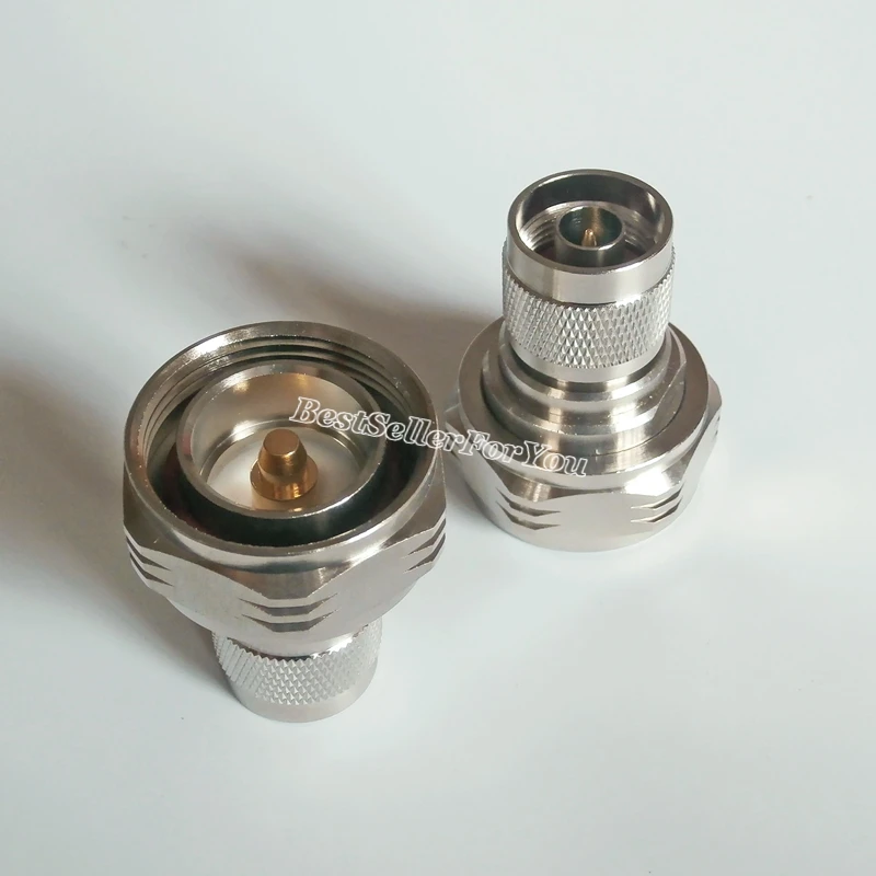 1Pcs 7/16 DIN plug male L29 to N RF connector straight Adapter Converter M/M | Обустройство дома