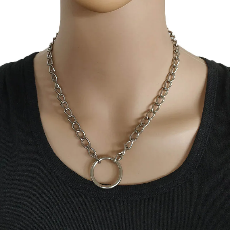 Женский комплект из колье и браслета винтажное ожерелье-чокер в стиле панк