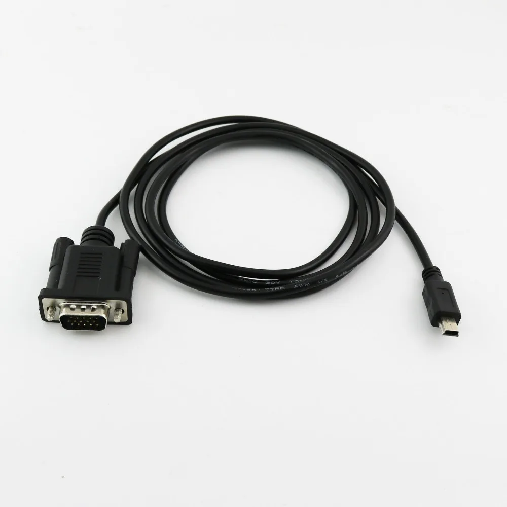 10 шт. мини-usb 5-контактный разъем для VGA DB15 D-SUB 15-контактный кабель-адаптер
