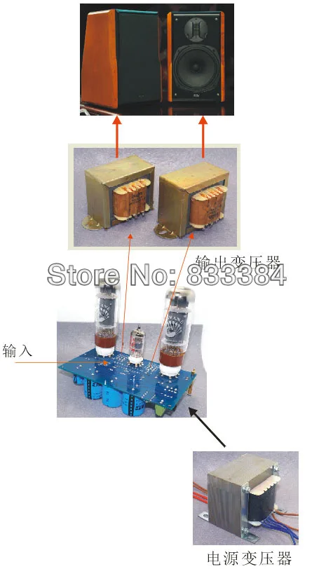 Рекомендуемый набор для самостоятельной сборки стереоусилителя класса А 10 Вт +