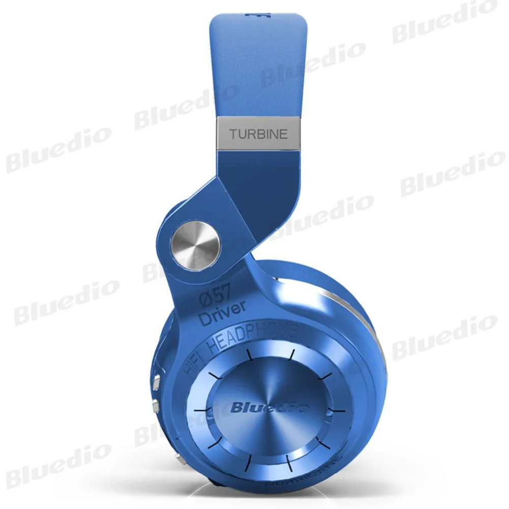 Оригинальные Bluedio T2 Plus наушники беспроводные Bluetooth MP3 гарнитура стерео HIFI музыка