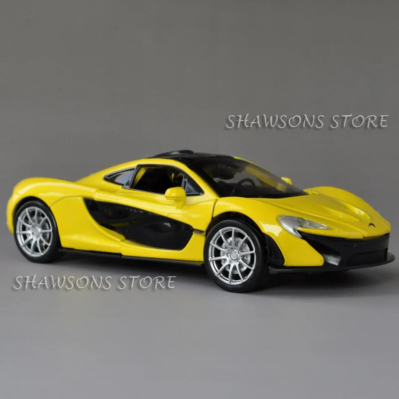 1:32 литой спортивный автомобиль модель игрушки McLaren P1 Реплика со звуком
