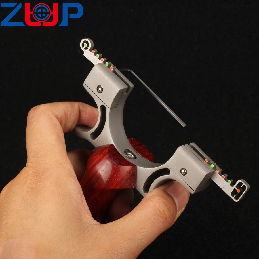 Мощная охотничья Рогатка из нержавеющей стали профессиональная розового дерева