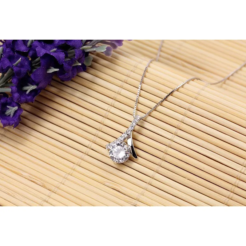 Горяч-продавая аксессуары ангел слеза сырье кристалл ожерелье женский дизайн