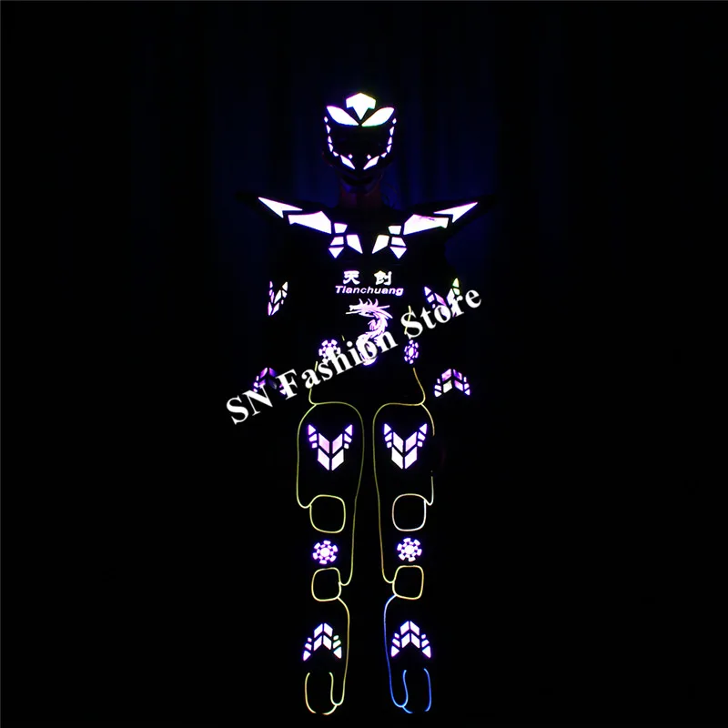 TC 183 программируемые светодиодные костюмы для бальных танцев роботов мужские