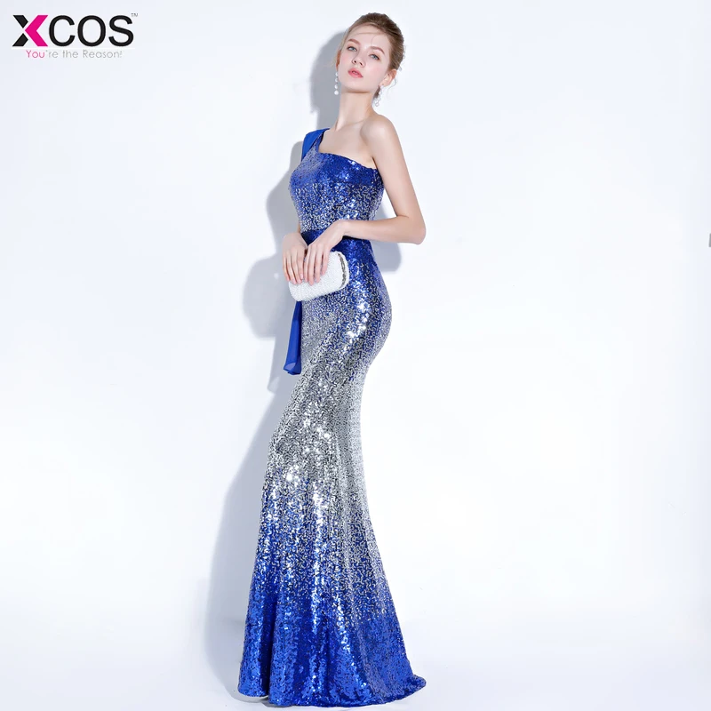 2019 вечерние платья с одним плечом длинное вечернее платье vestido de festa сексуальное