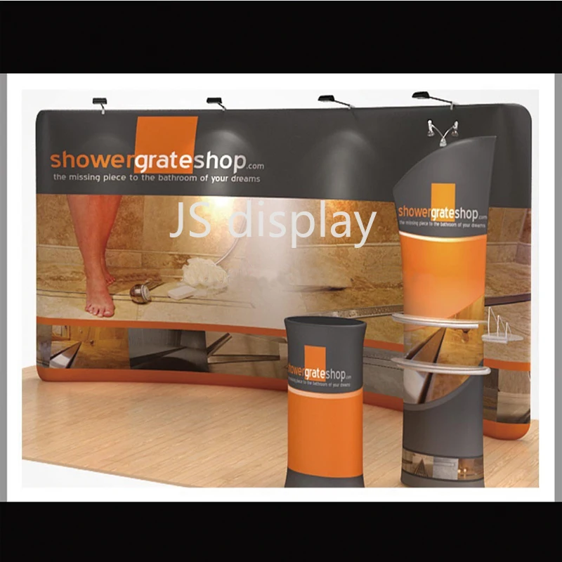 20 футовый изогнутый портативный стенд для выставки на заказ|Флаги баннеры и